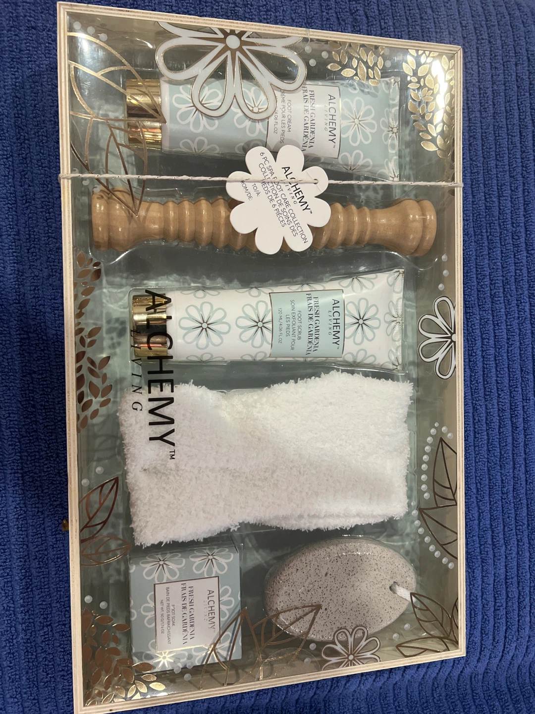 Alchemy Living Fresh Gardenia 6-Piece Foot Care Set