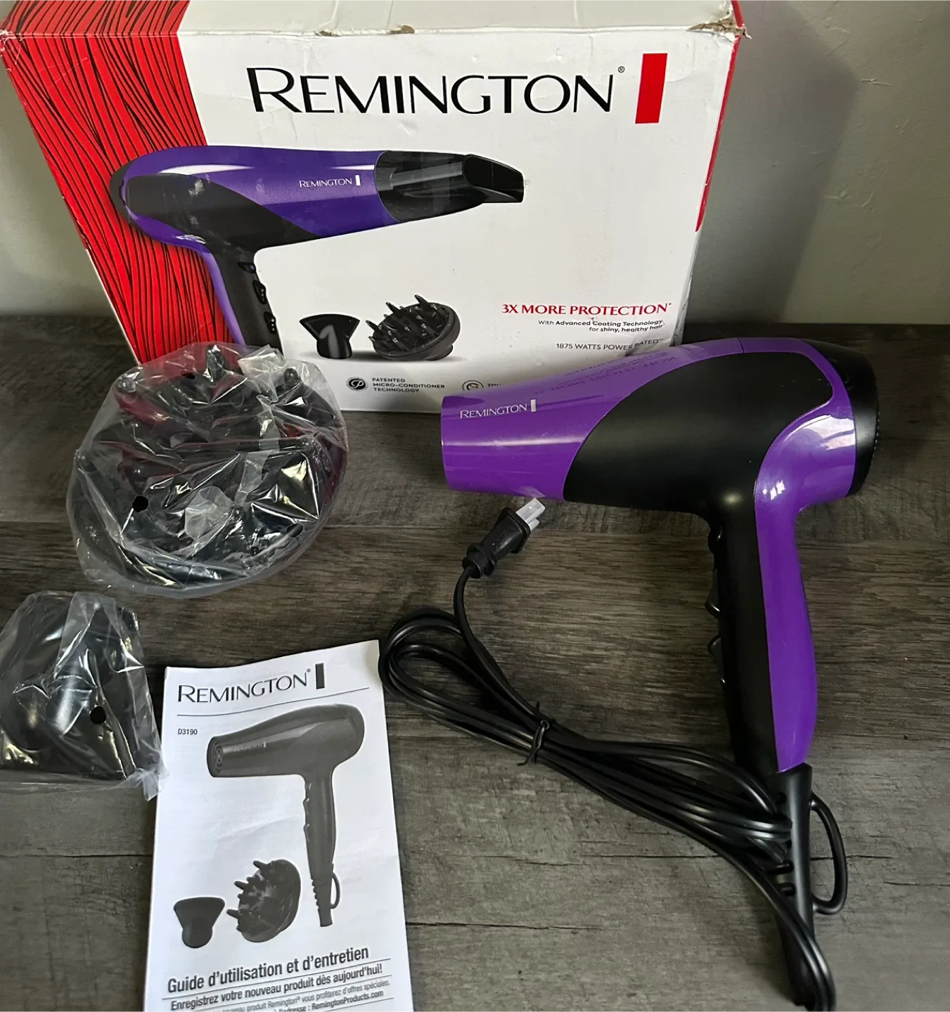Remington Damage Protection Hair Dryer - New thumbnail