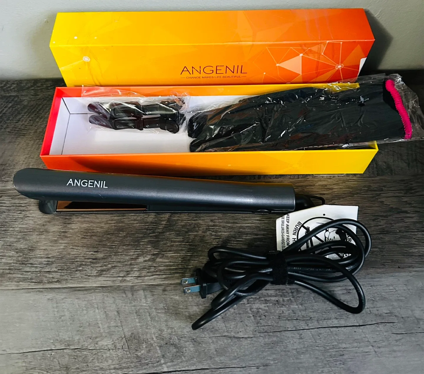 ANGENIL Hair Straightener & Curler 2 in 1 - New thumbnail