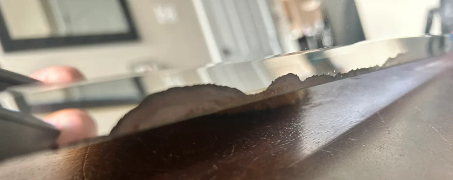 Frameless Beveled Wall Mirror image indicator(3)