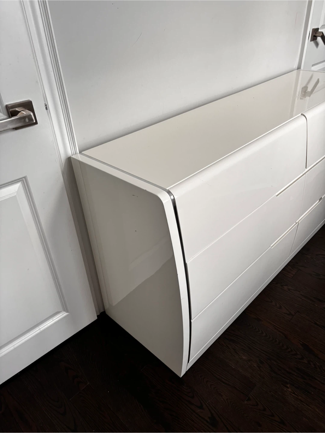 White 6-Drawer Dresser - photo 5