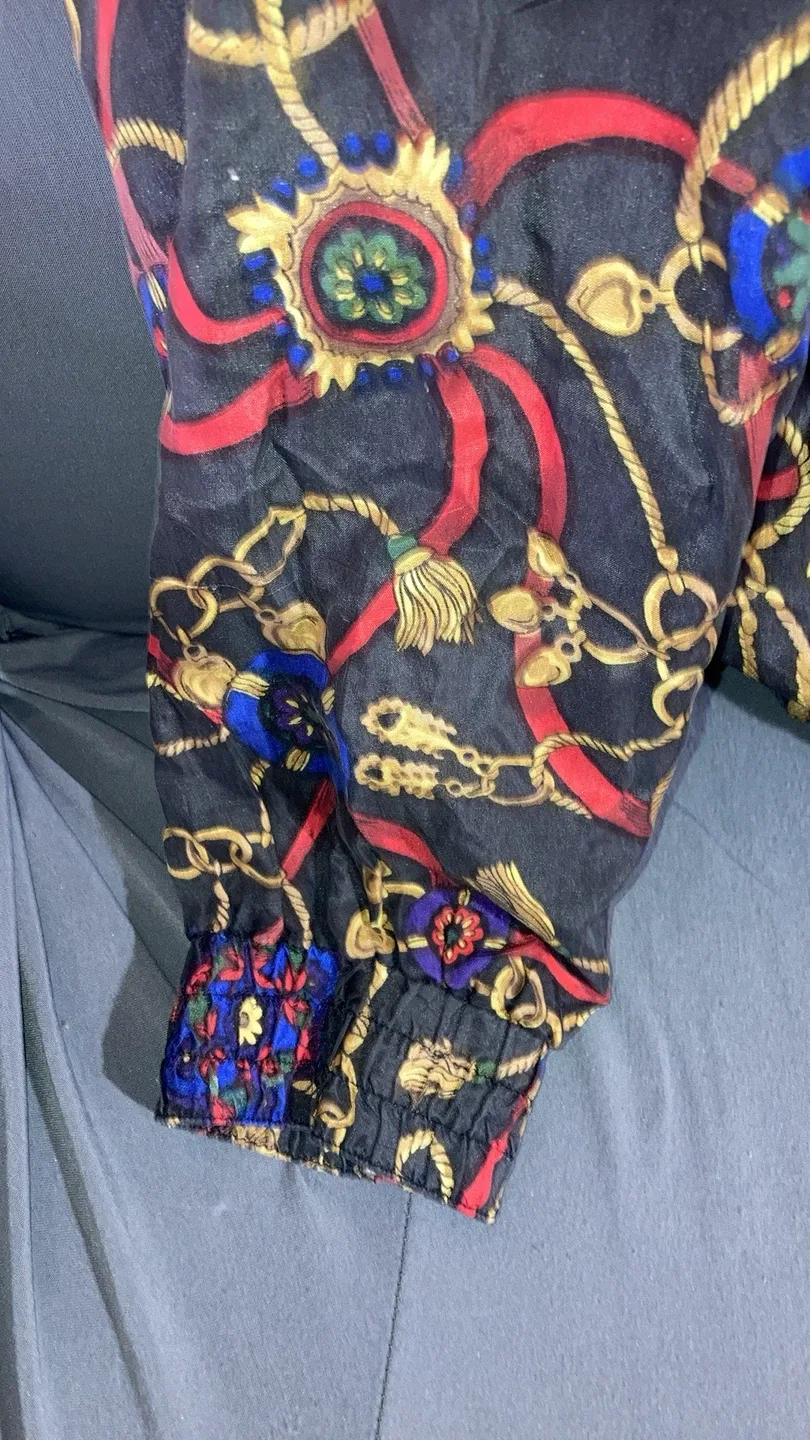 Silk Road Vintage Silk Jacket - Size M image indicator(3)