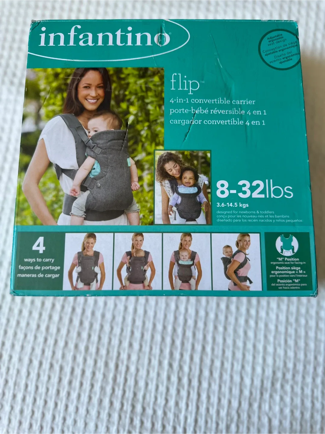 Infantino Flip 4-in-1 convertible carrier -New! thumbnail