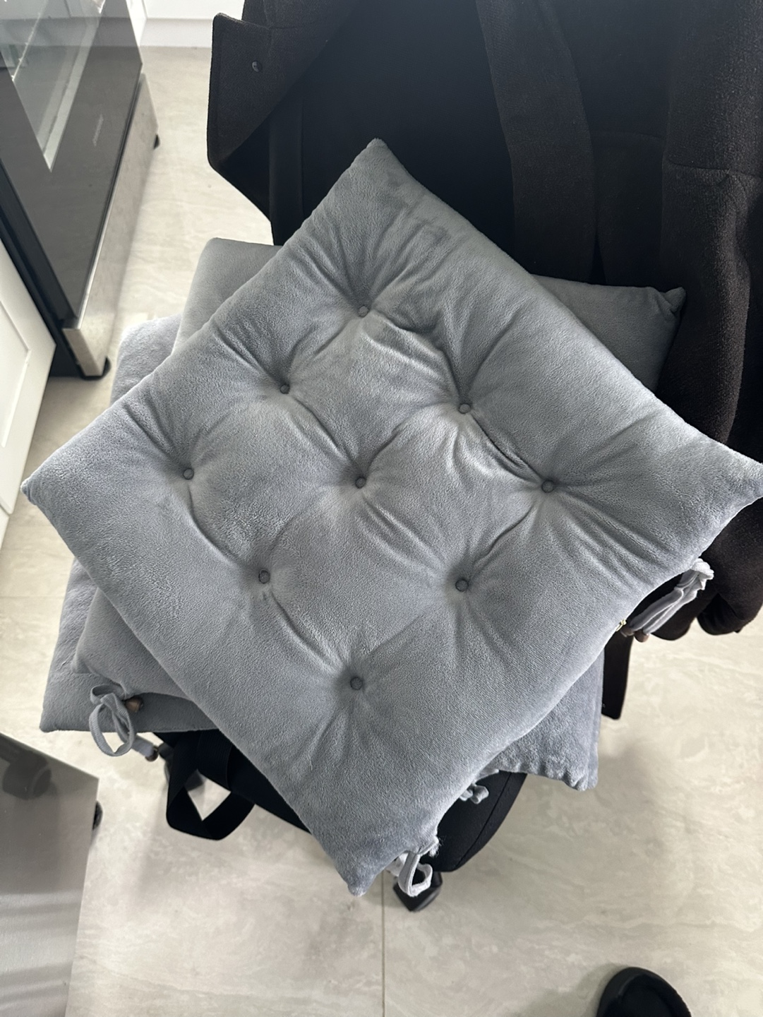 Grey Seat Cushions