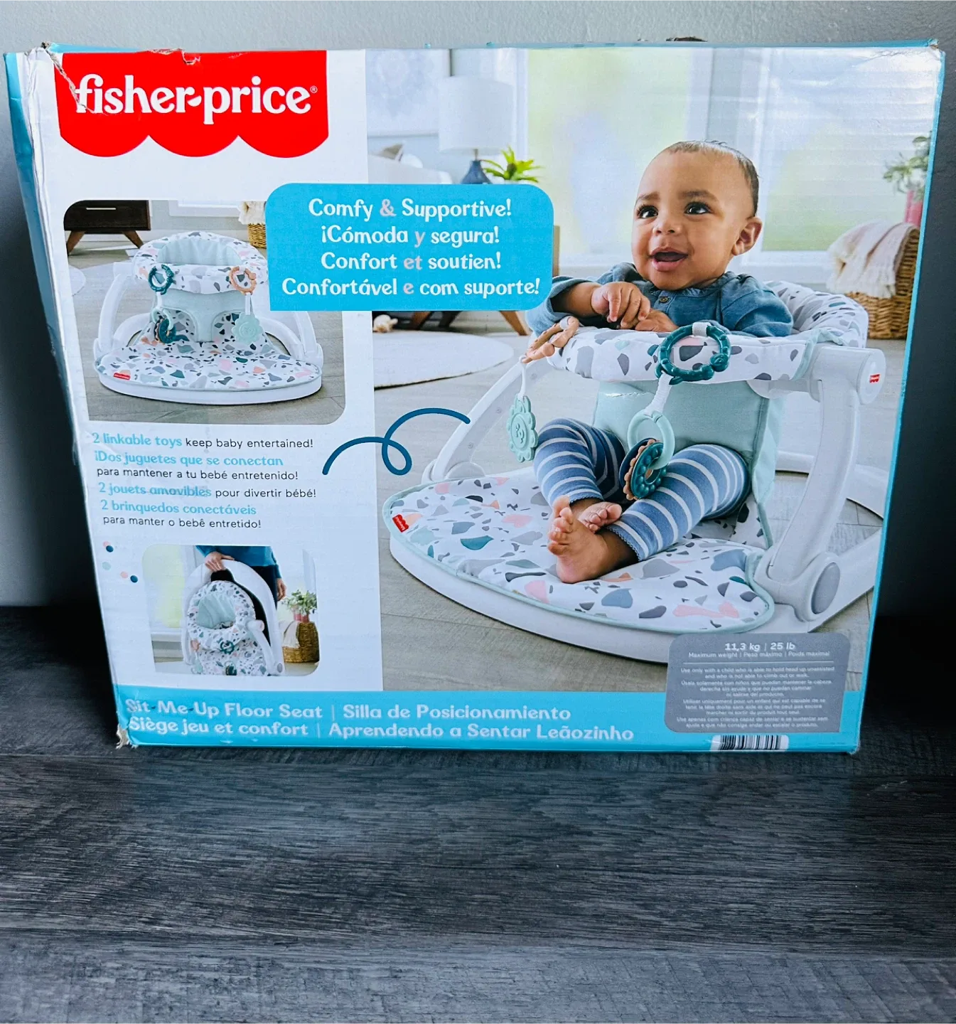 Fisher-Price Sit-Me-Up Floor Seat - New thumbnail