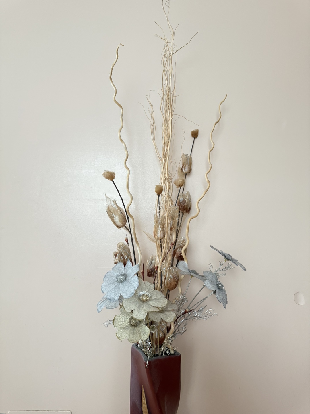 Decorative Floral Arrangement in Vase - photo 2