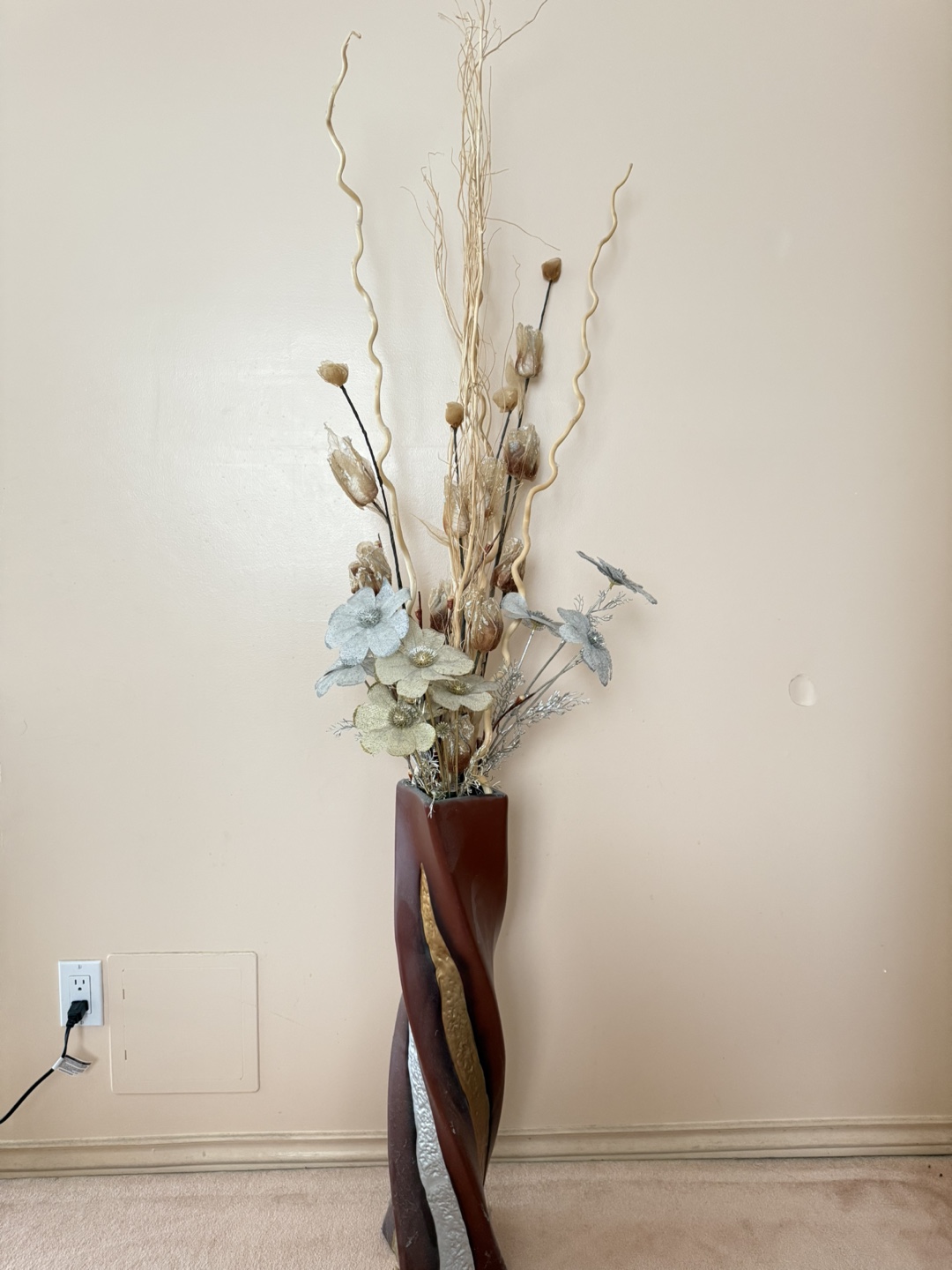Decorative Floral Arrangement in Vase