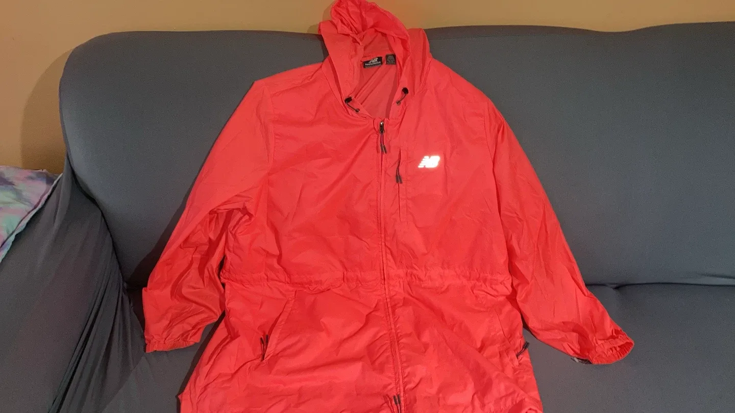 New Balance 2X/2T Pink Windbreaker Jacket thumbnail