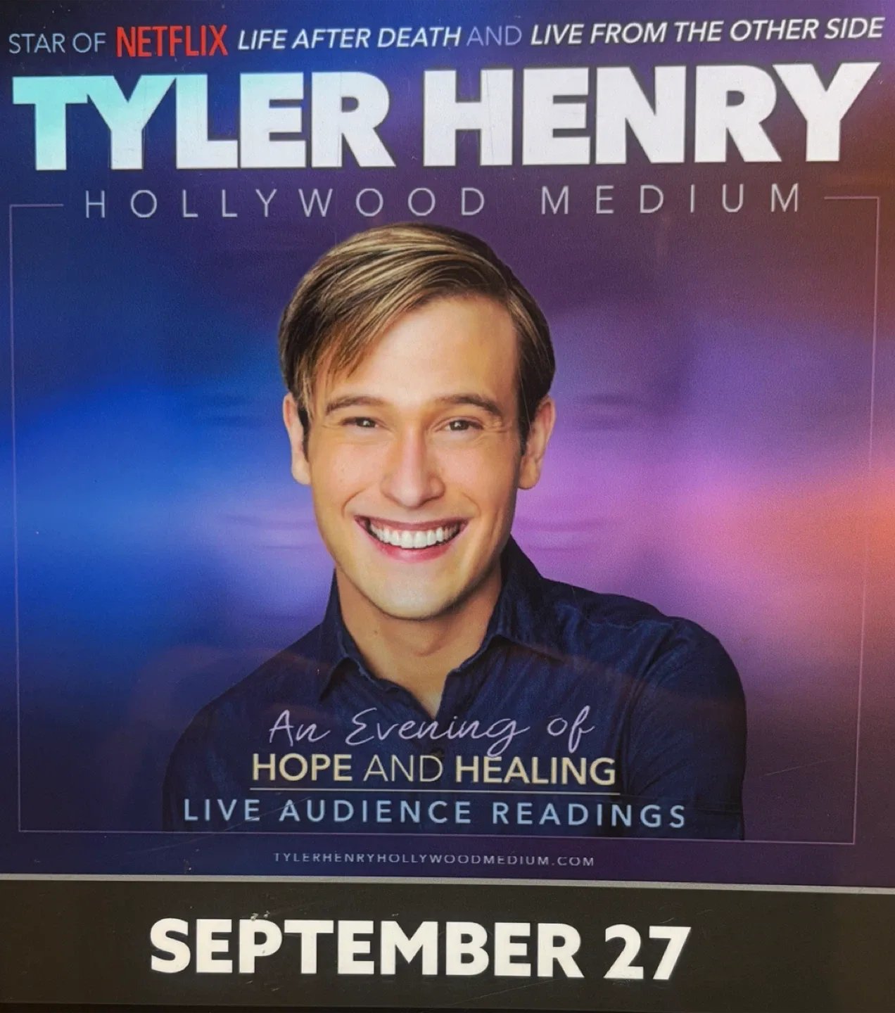 Tyler Henry Hollywood Medium - Sept 27 thumbnail
