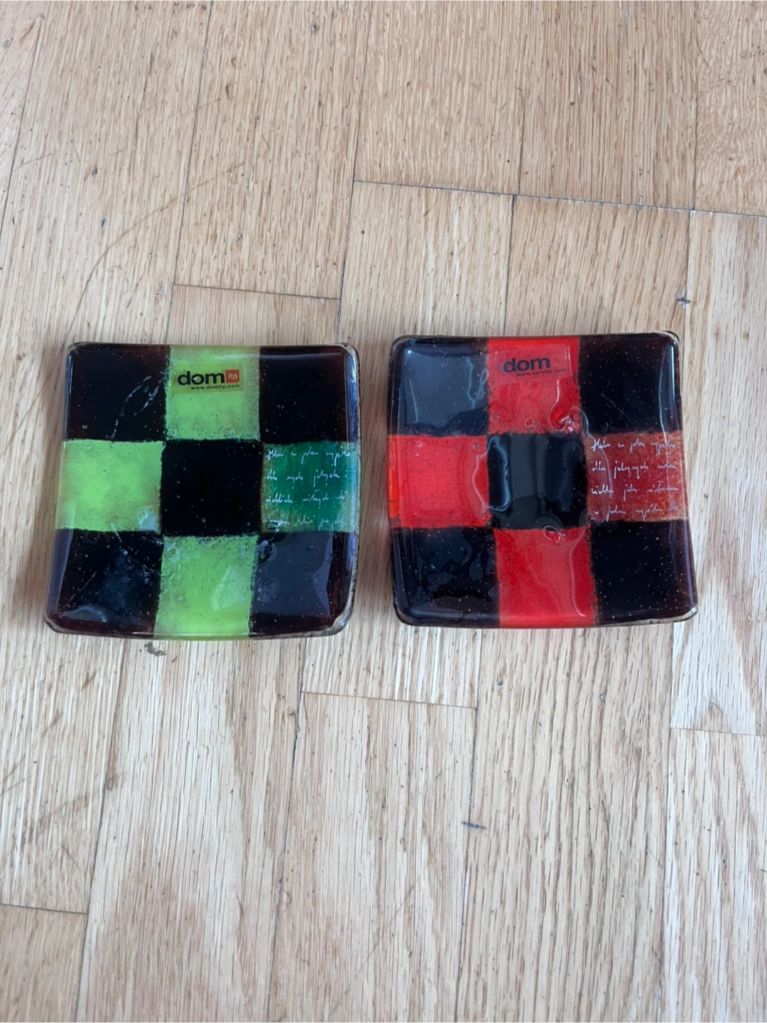 Dom Glass Candle Holders - Set of 2