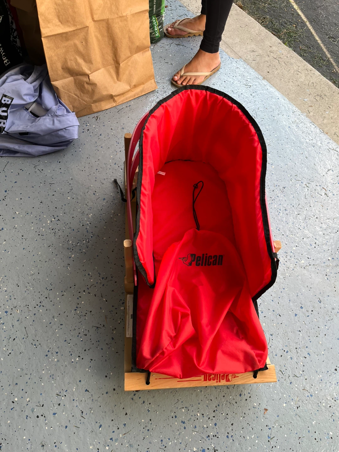 Pelican Baby Sleigh - Red - photo 2