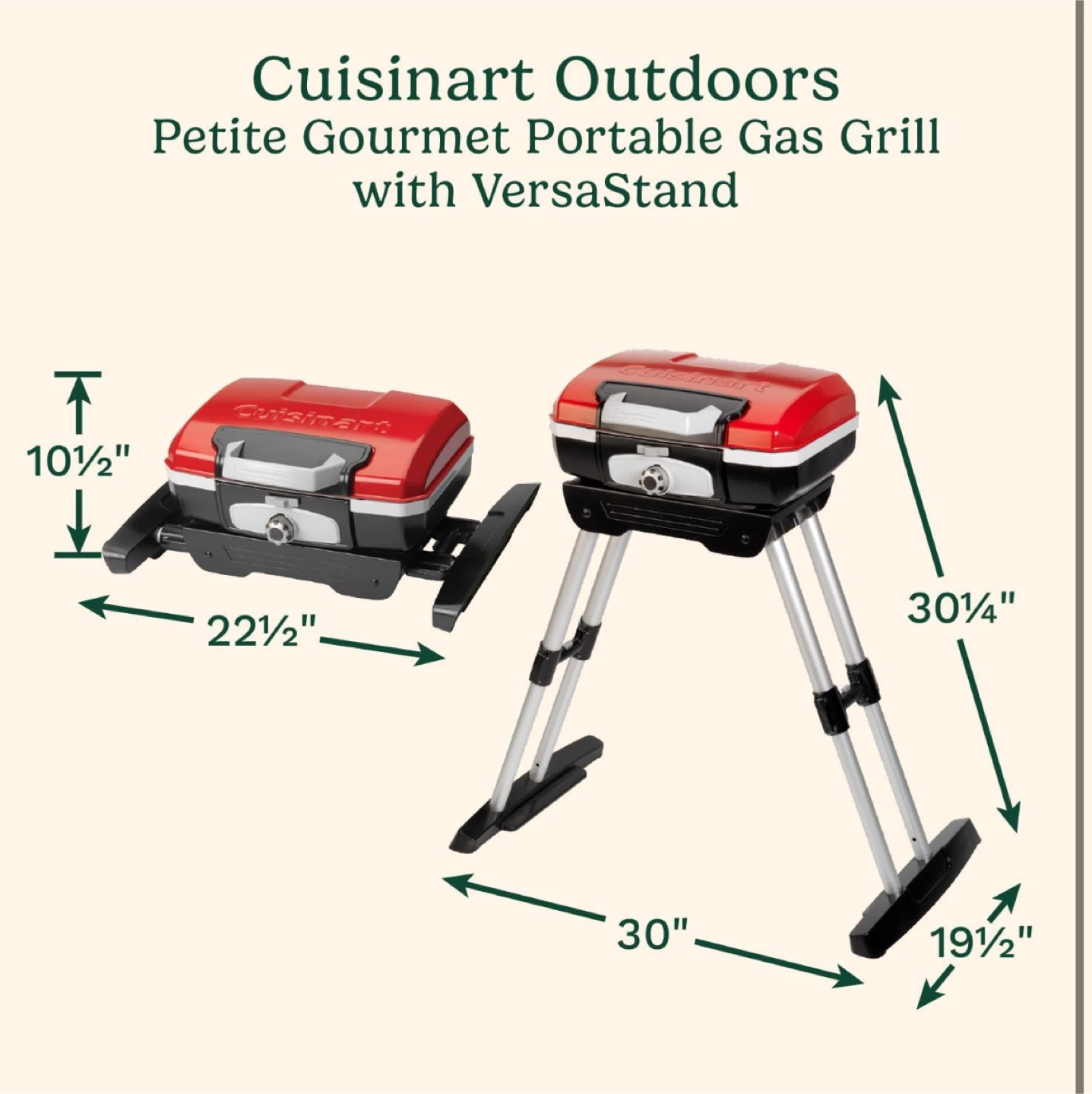 Cuisinart Petite Gourmet Portable Gas Grill - photo 3