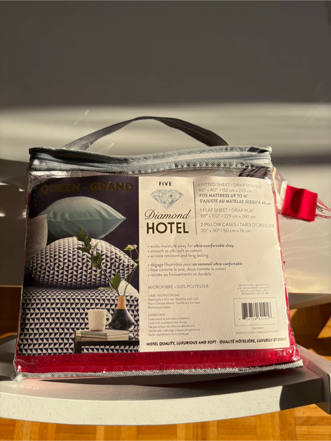 Diamond Hotel Queen Sheet Set - Deep Pocket - photo 3
