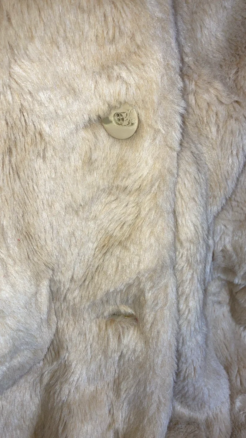 Faux Fur Coat - Beige image indicator(2)