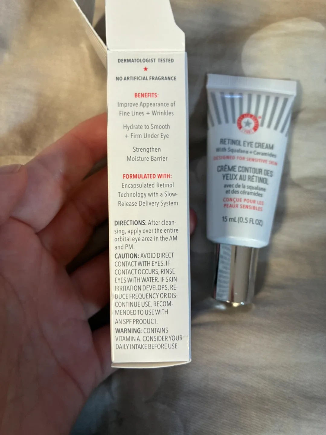 First Aid Beauty Retinol Eye Cream 0.5oz image indicator(2)