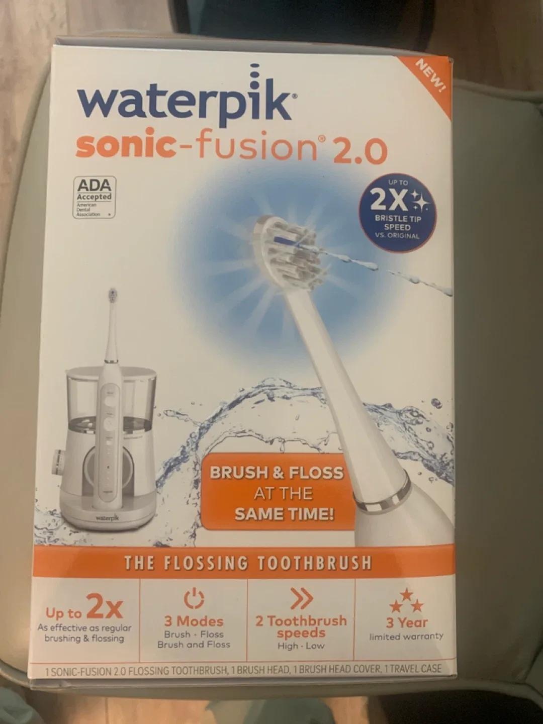 New Waterpik Sonic-Fusion 2.0 Flossing Toothbrush image indicator(2)