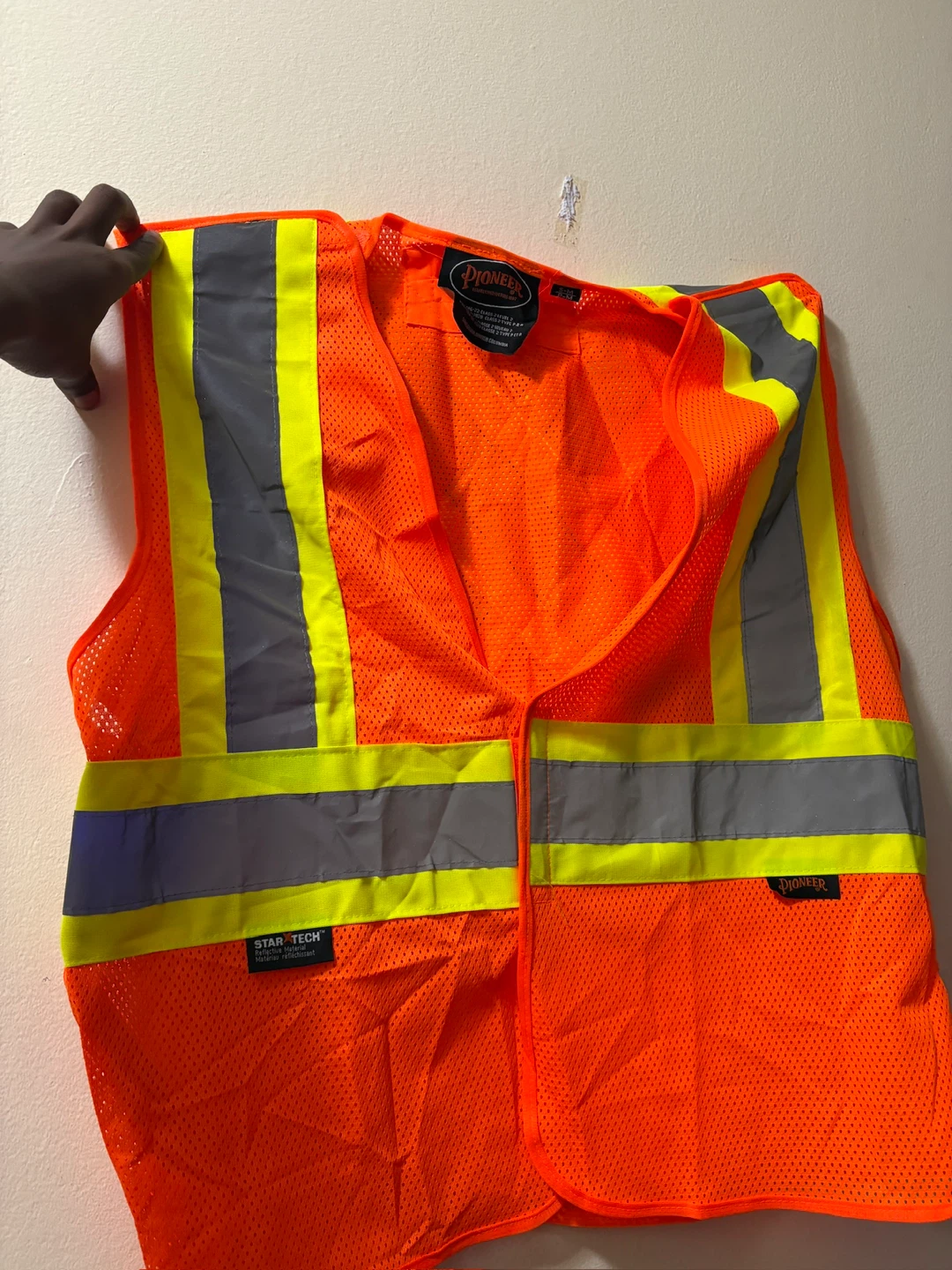 Pioneer Safety Vest Orange size S