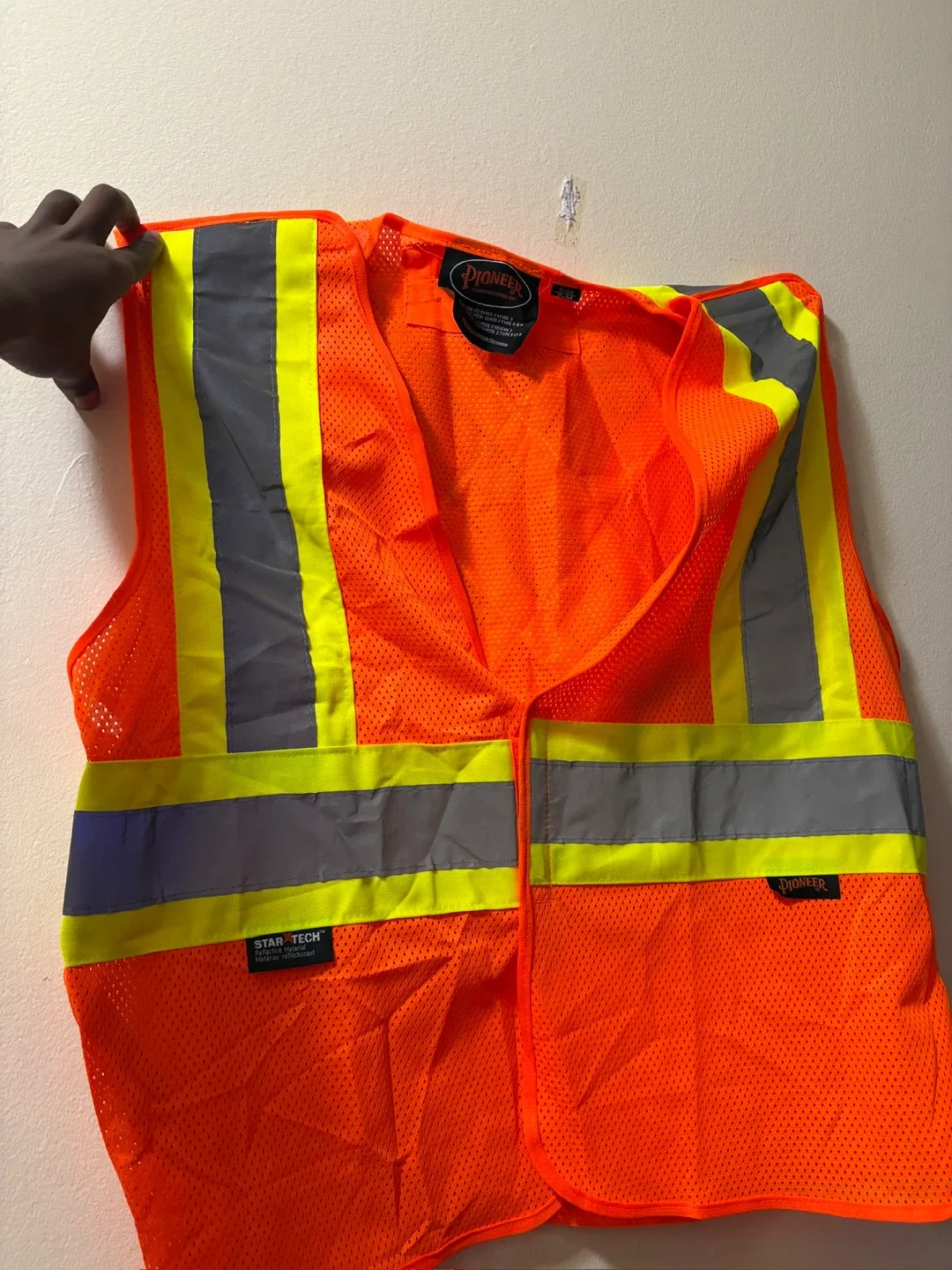 Pioneer Safety Vest Orange size S thumbnail