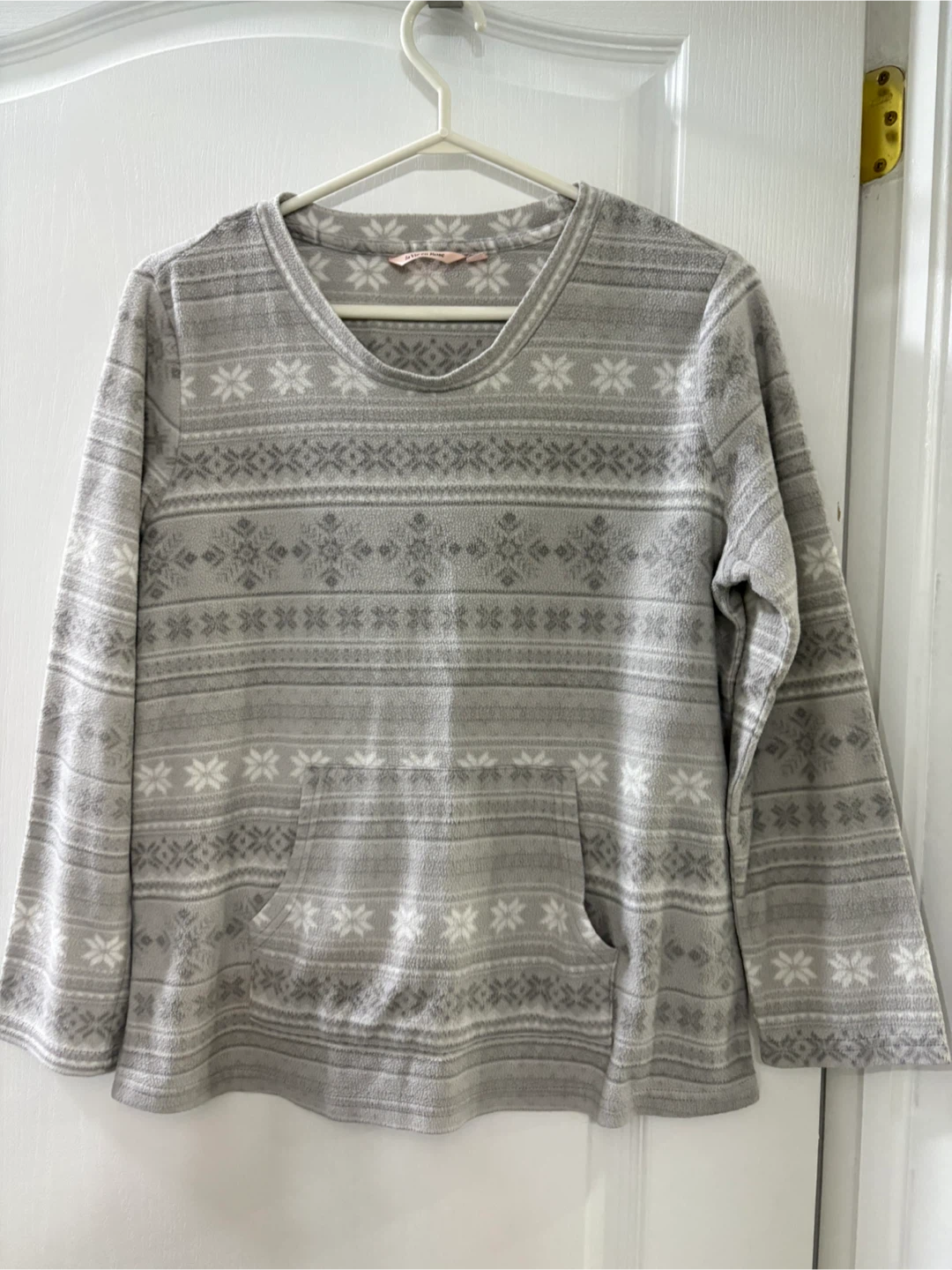 La Vie en Rose Fleece Top - Size M