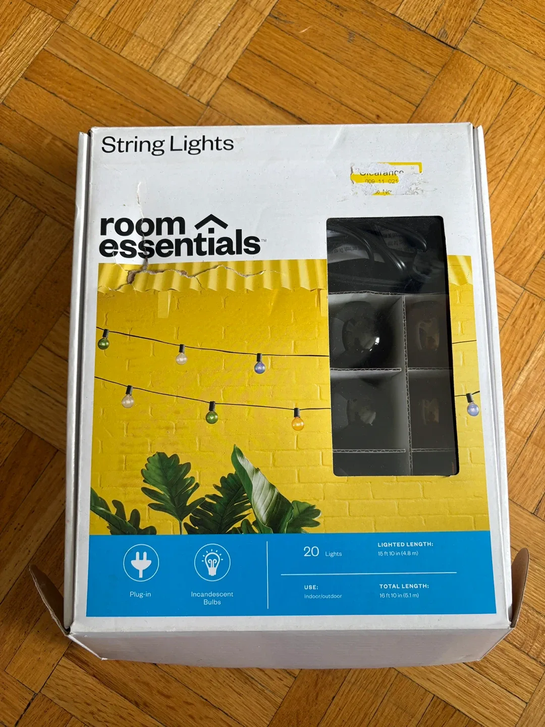 Room Essentials String Lights - 20 Bulbs thumbnail
