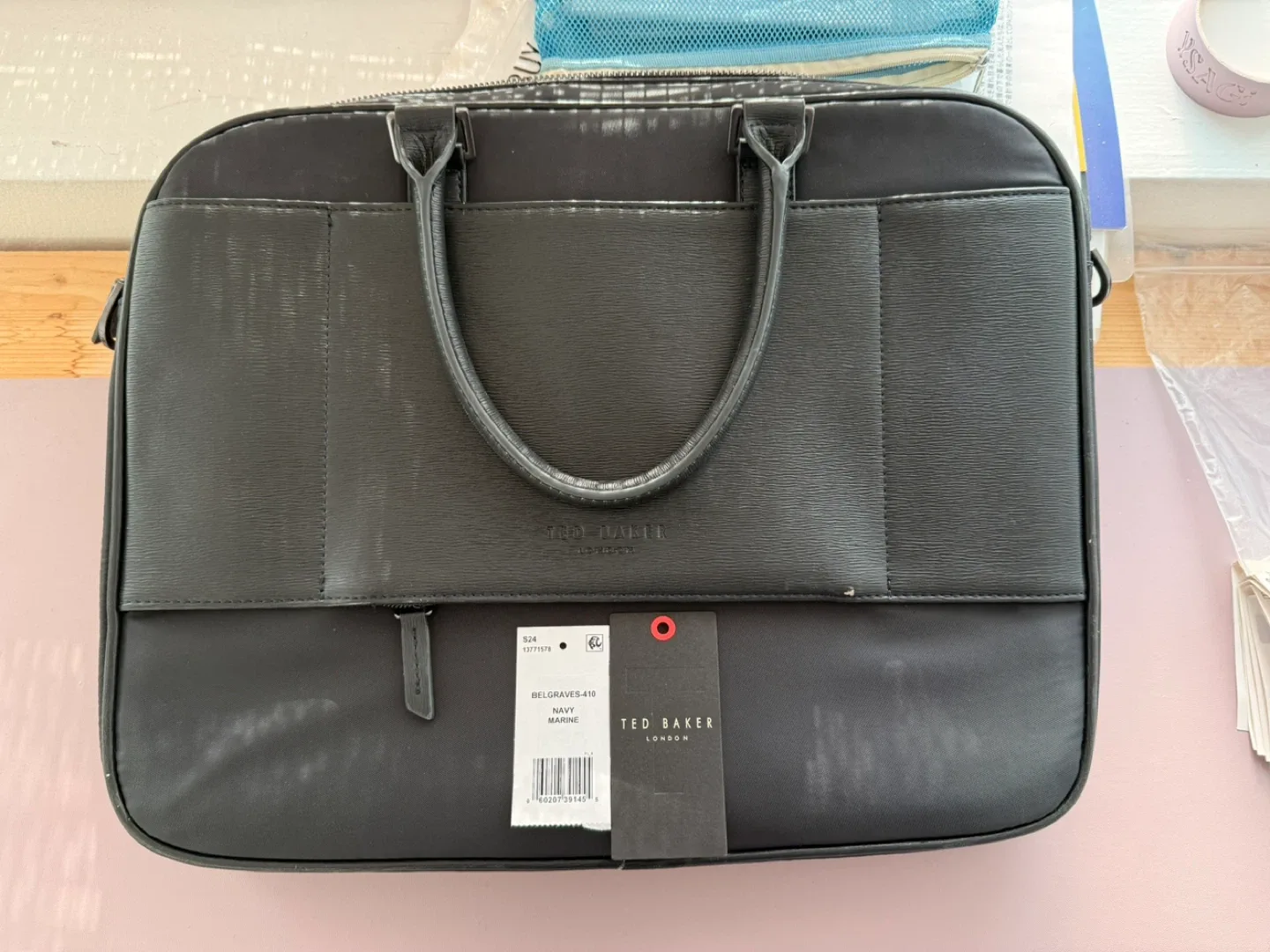 Ted Baker Belgraves-410 Navy Messenger Bag thumbnail