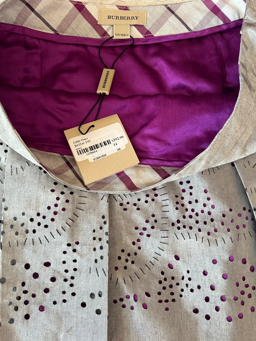 Burberry Girls Skirt 14 Youth NWT + Free Benetton — $110 image indicator(2)