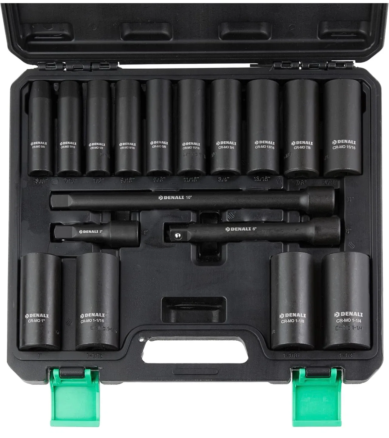 *Brand New*Denali 17-Piece 1/2-Inch Drive 6 Point Deep Impact image indicator(2)