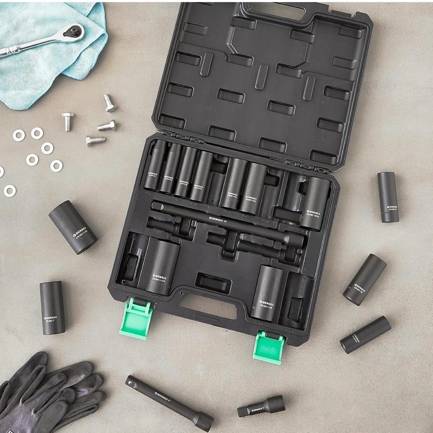 *Brand New*Denali 17-Piece 1/2-Inch Drive 6 Point Deep Impact image indicator(6)