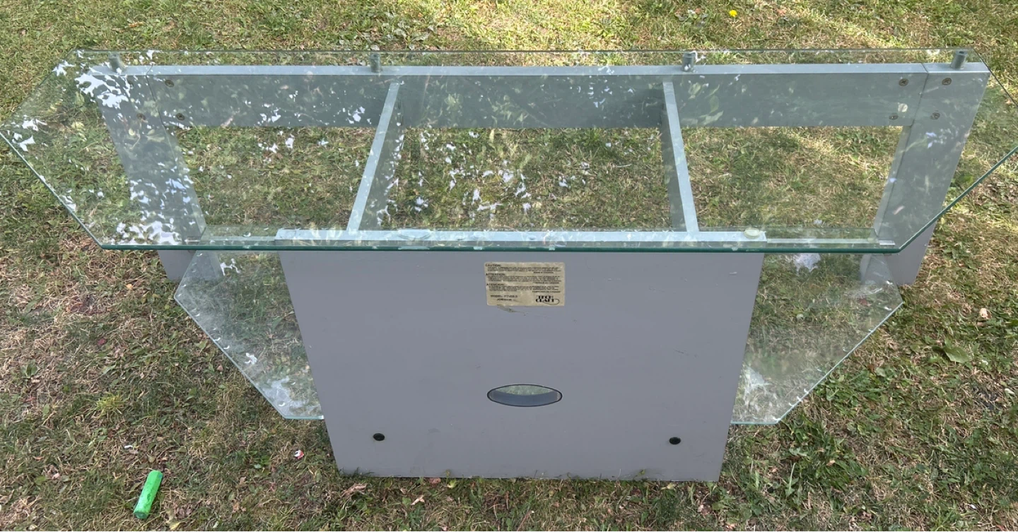 Glass Top TV Stand - photo 3