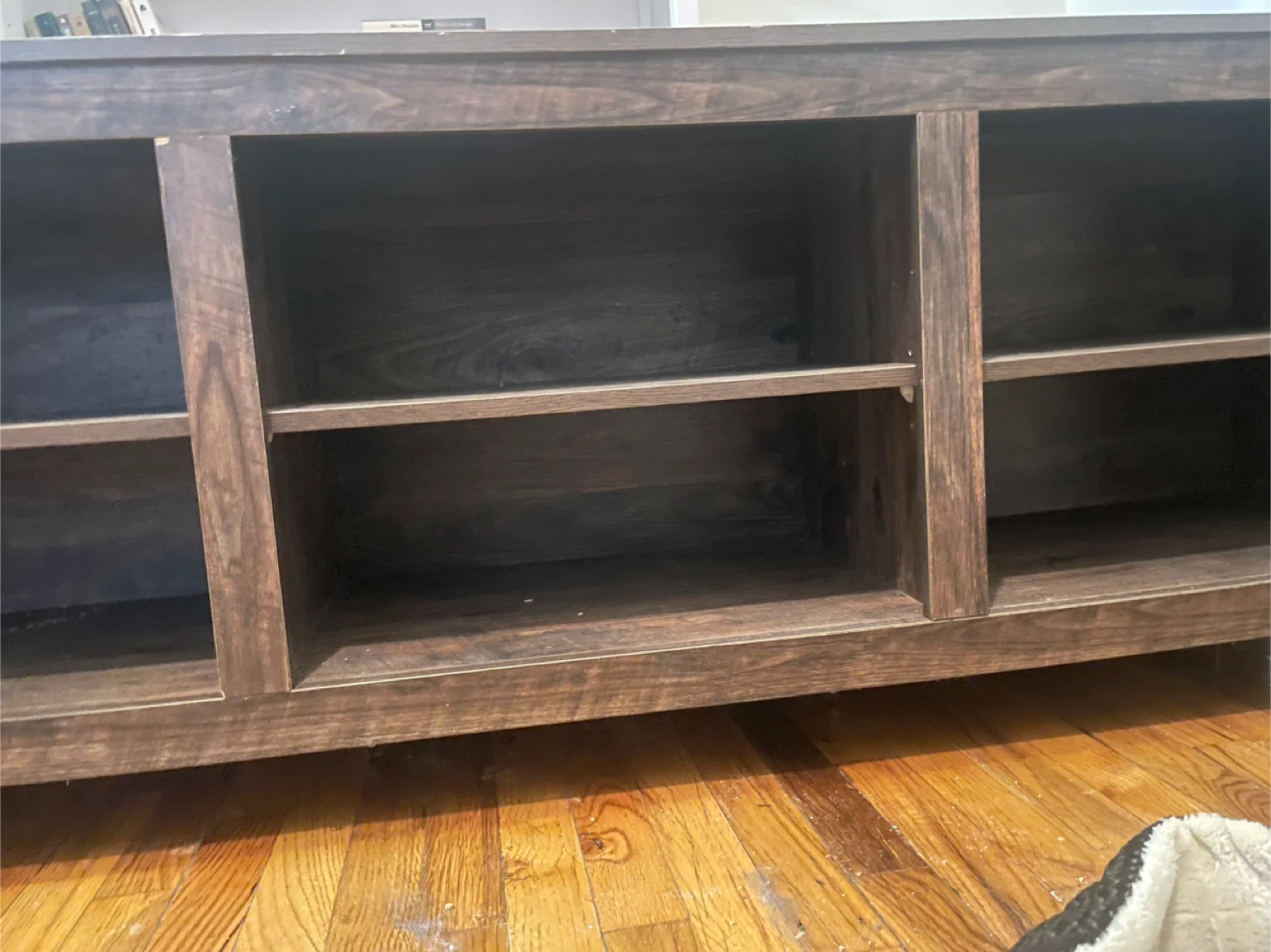 Brown Wooden Media Console - photo 4