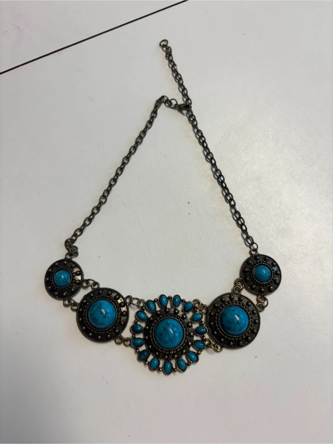 Turquoise Statement Necklace