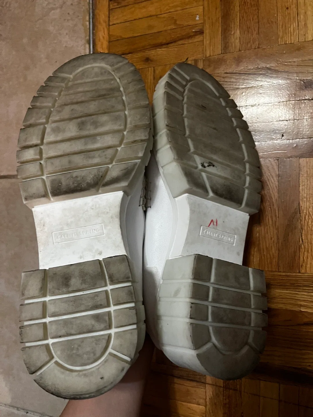 Call It Spring White Loafers (US Size 10) image indicator(4)