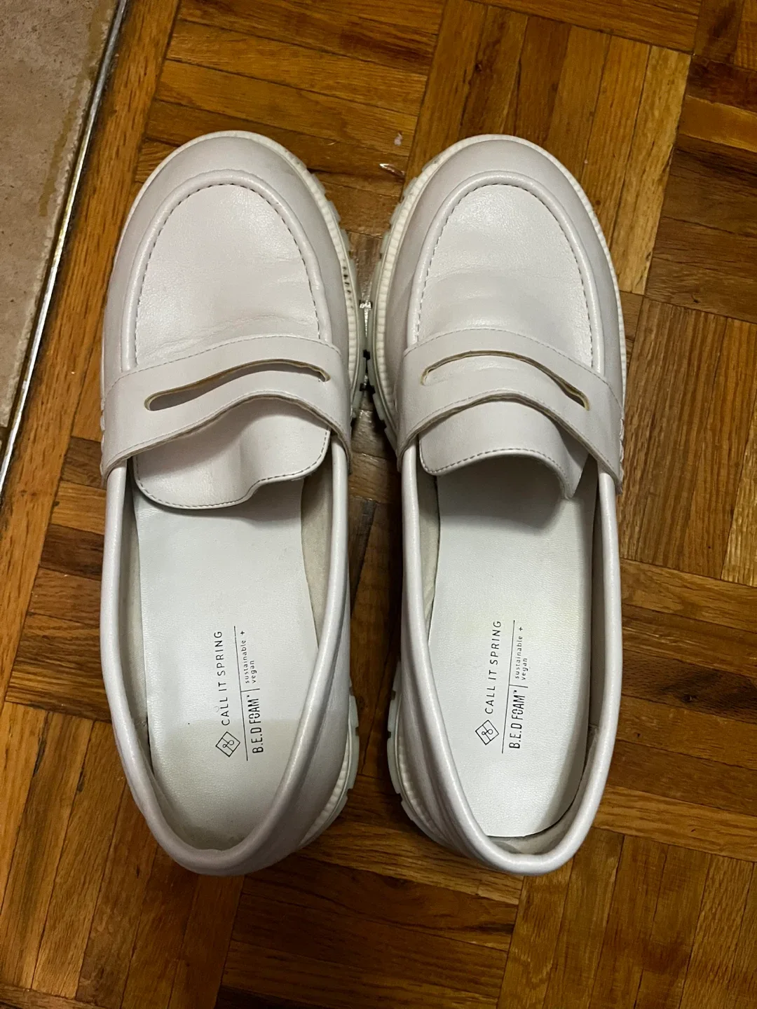 Call It Spring White Loafers (US Size 10) image indicator(3)