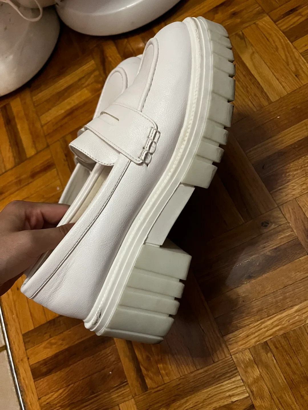 Call It Spring White Loafers (US Size 10) image indicator(2)