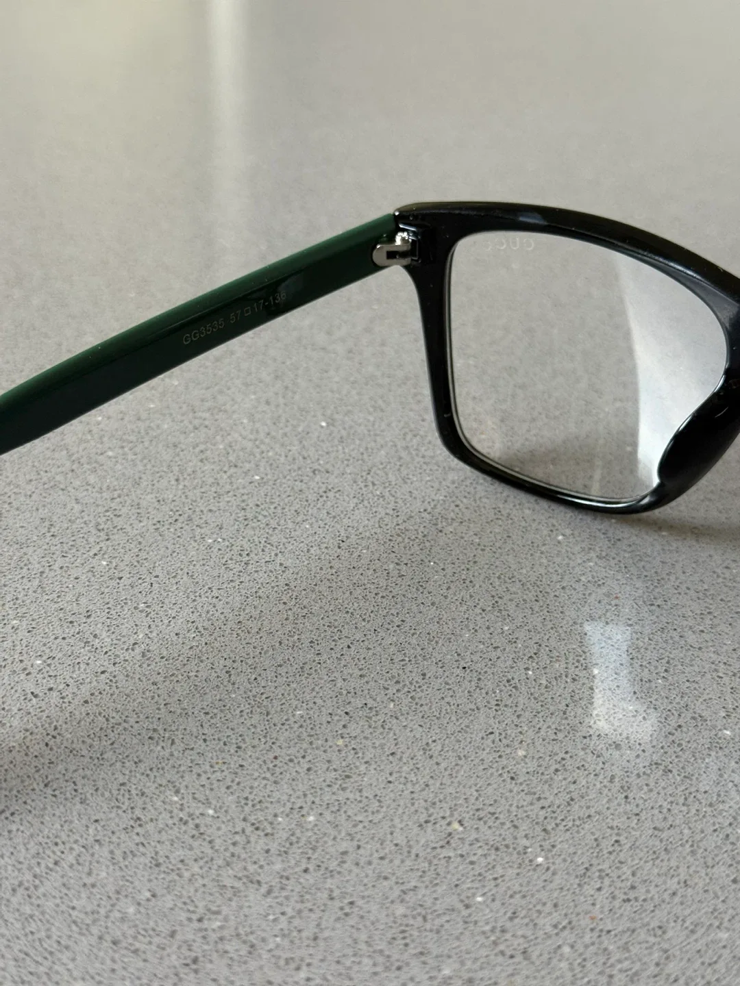 Gucci GG3535 Black/Green Eyeglasses authentic image indicator(5)