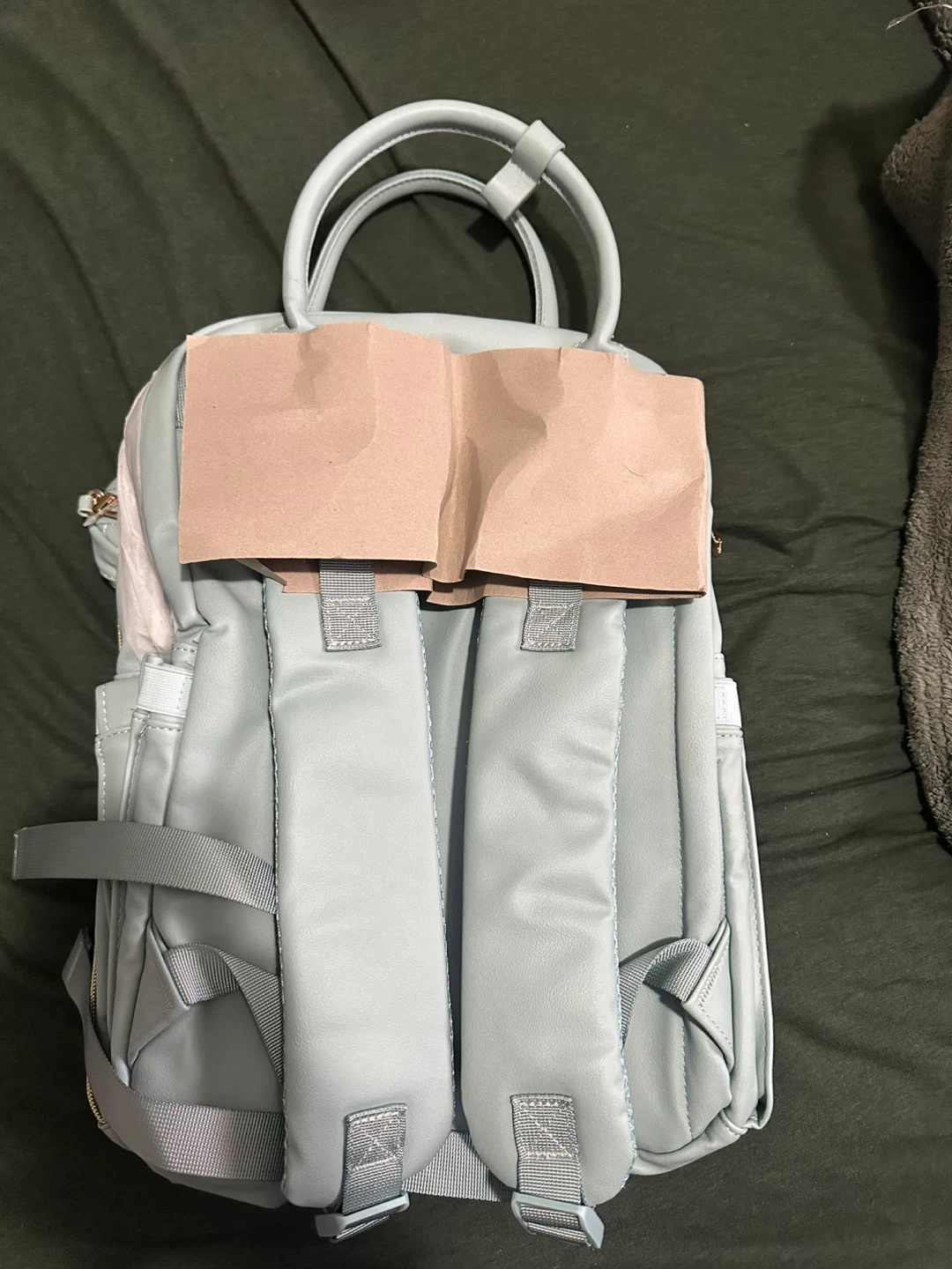 BabbleRoo Light Blue Diaper Bag Backpack - New - photo 2