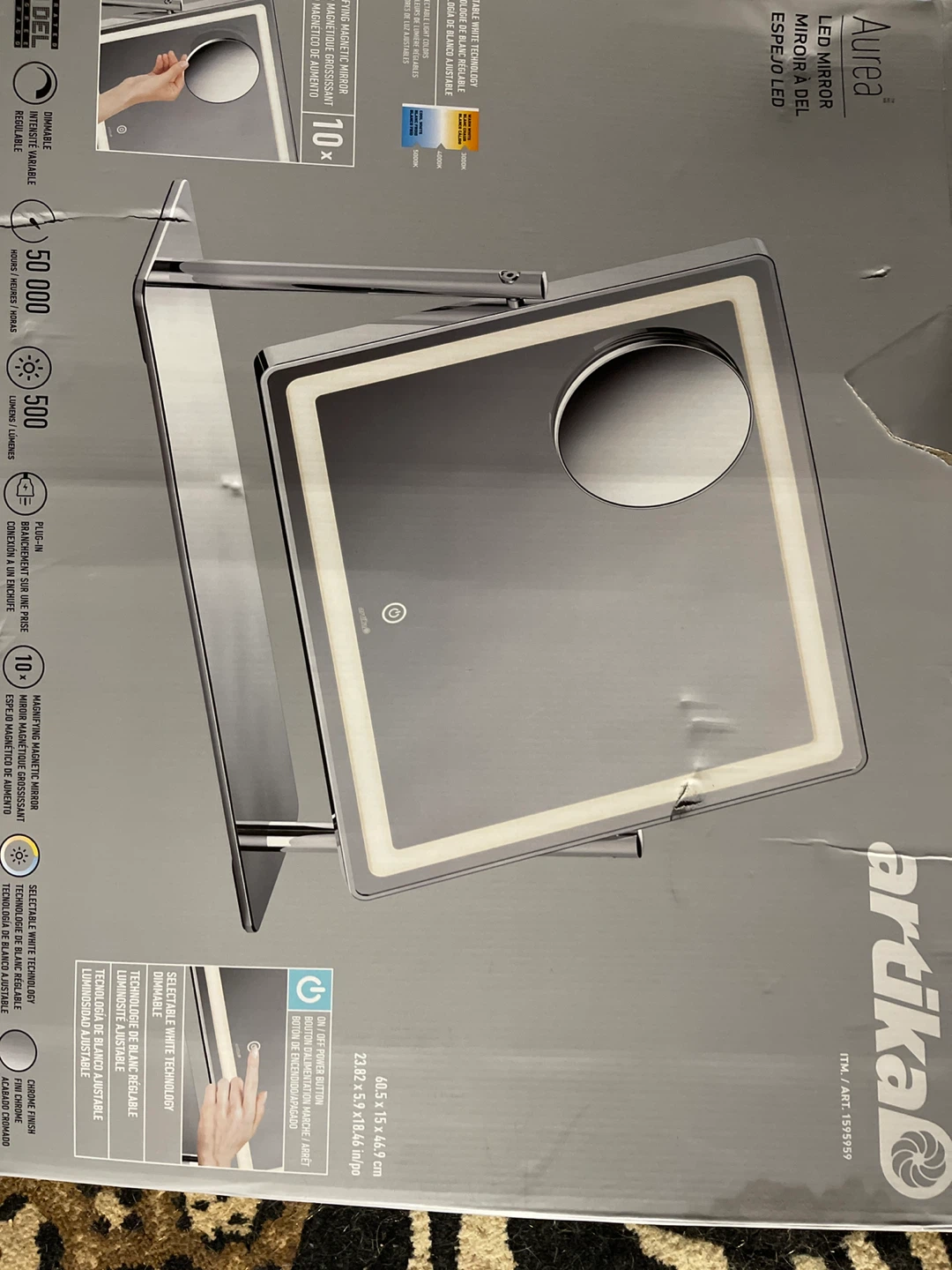 Artika Aurea LED Mirror - Like New!
