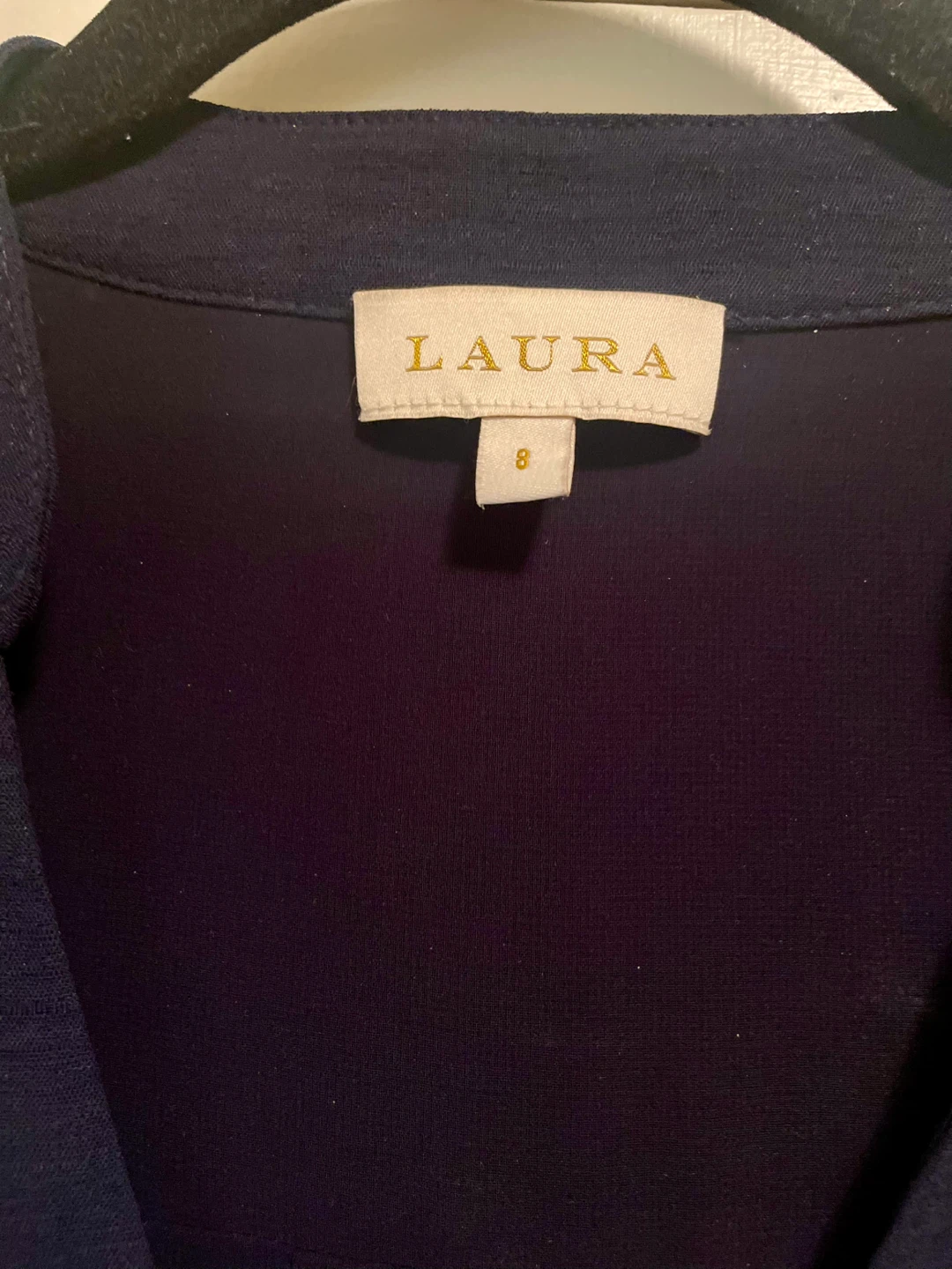 Laura Navy Blue Dress - Size 8 - photo 3