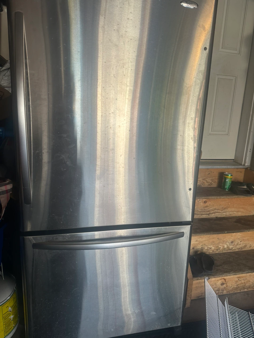 Whirlpool Stainless Steel Bottom Freezer Refrigerator