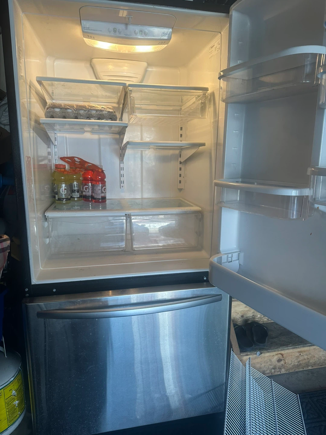 Whirlpool Stainless Steel Bottom Freezer Refrigerator - photo 3