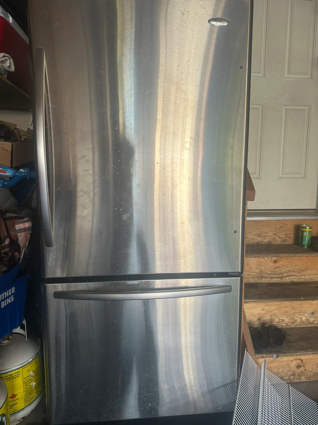 Whirlpool Stainless Steel Bottom Freezer Refrigerator - photo 2