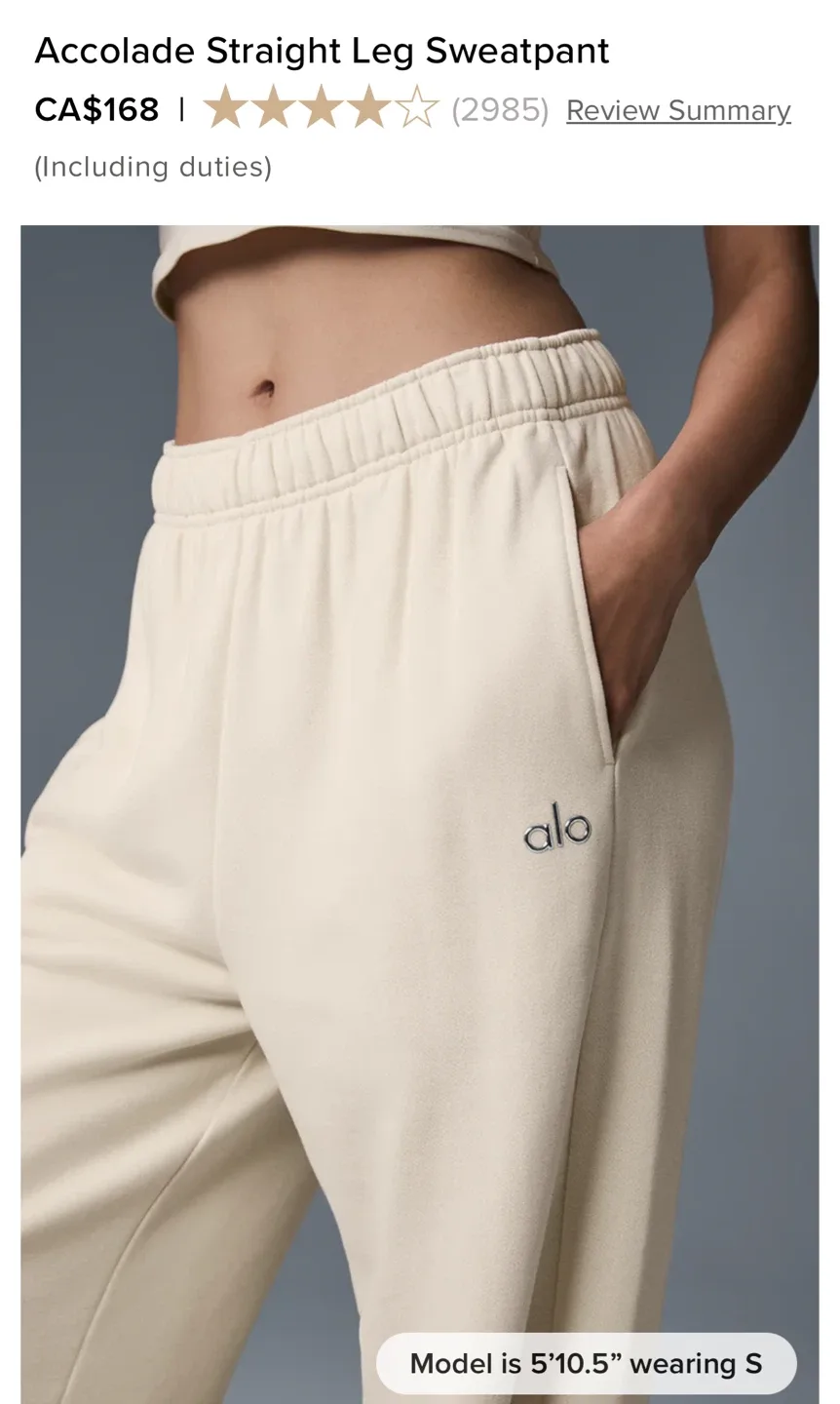 ALO Accolade Hoodie & Sweatpants - Ivory image indicator(9)