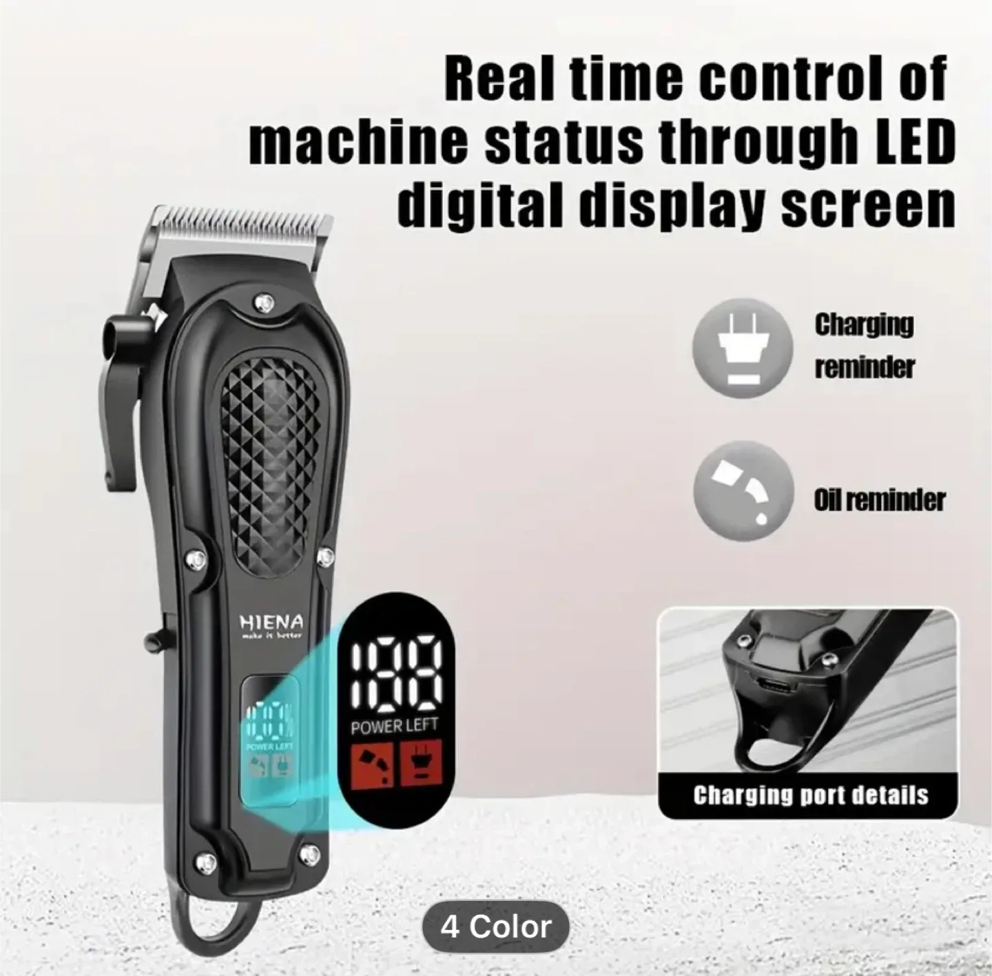 HIENA New Hair Clipper for Men, Professional Grade image indicator(2)