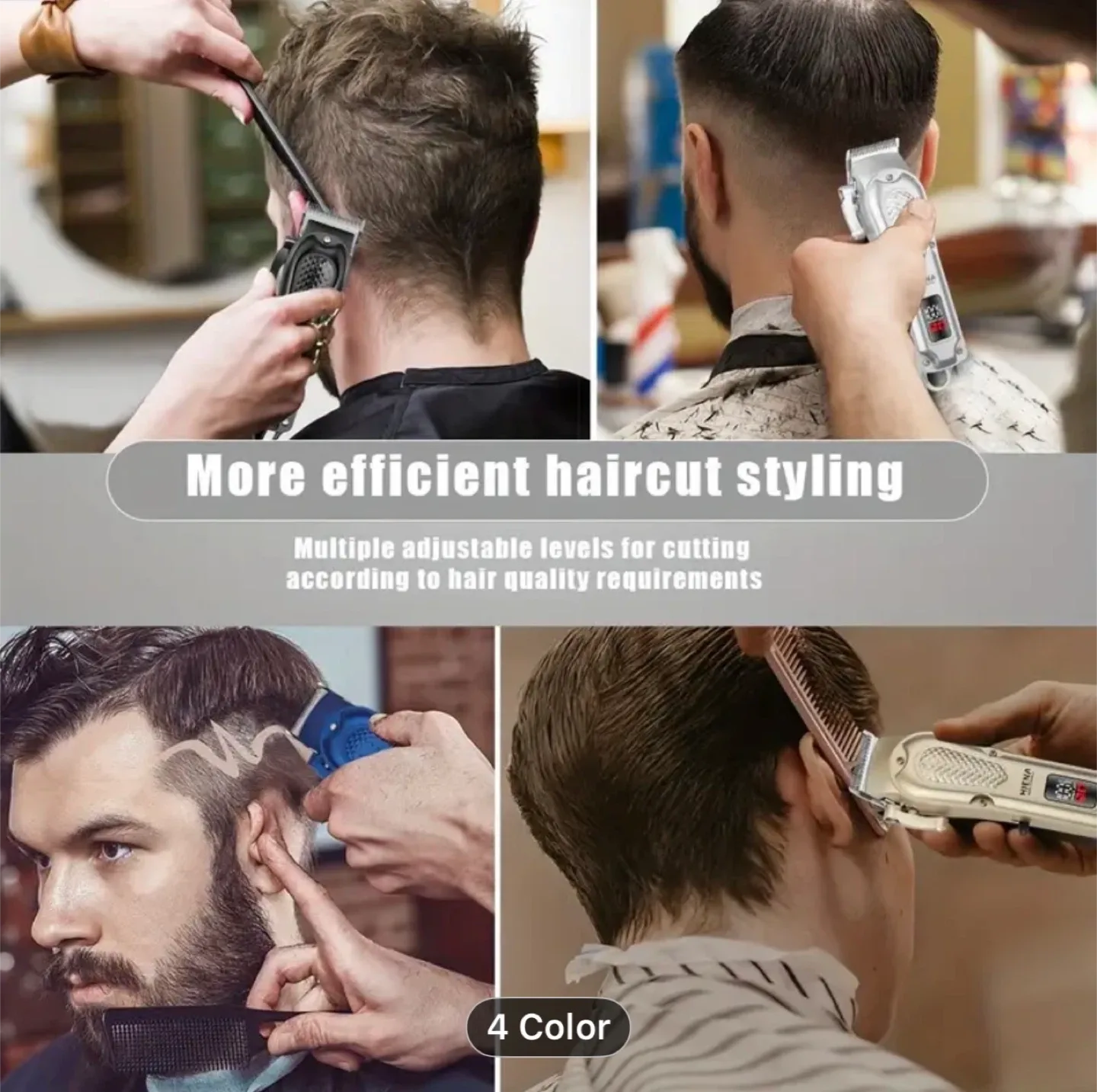 HIENA New Hair Clipper for Men, Professional Grade image indicator(5)