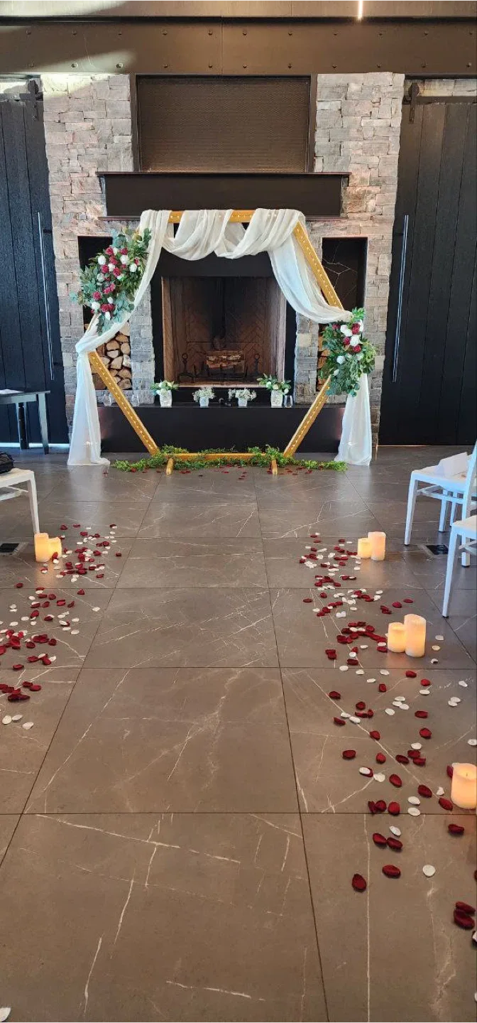 WEDDING SET (ARCH + DECOR for 8 tables & head table) image indicator(2)