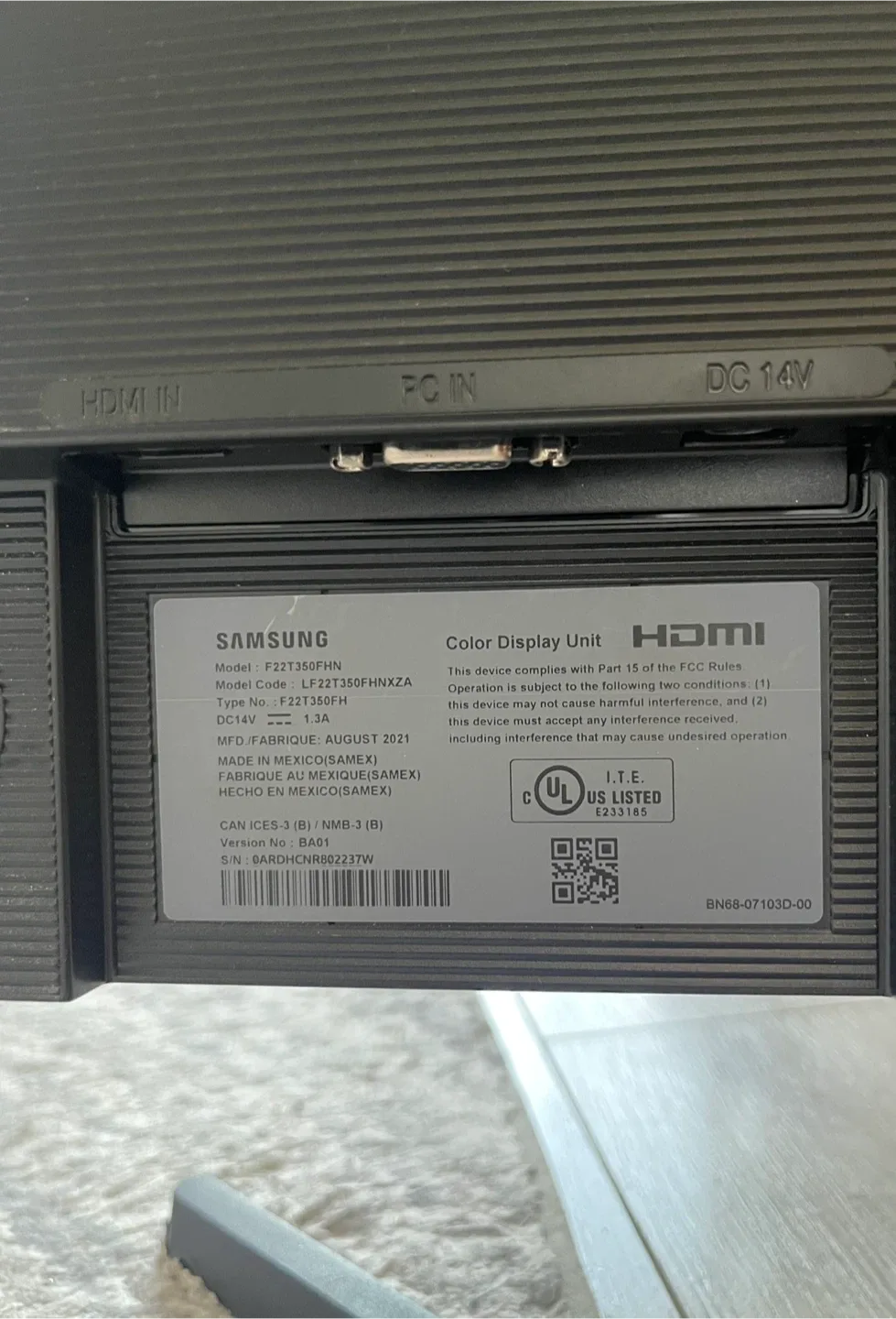 Samsung monitor 22 inch ( Good condition ) image indicator(4)