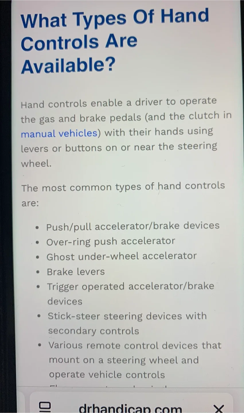 Left hand Control image indicator(6)