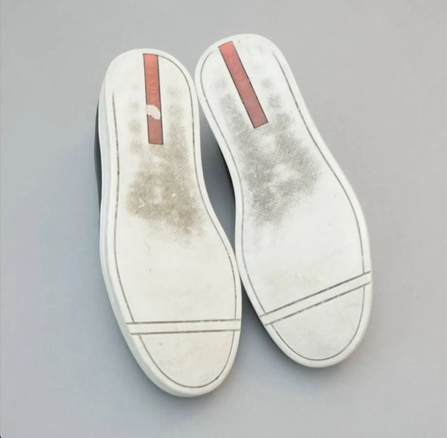 Prada Sport Navy Suede Slip Ons - Mens US 8.5 image indicator(4)