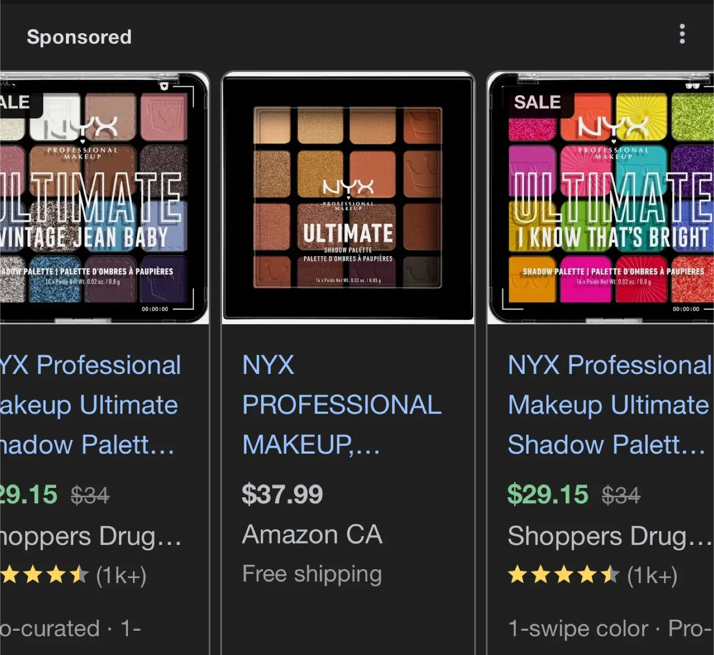 NYX Ultimate Shadow Palette thumbnail
