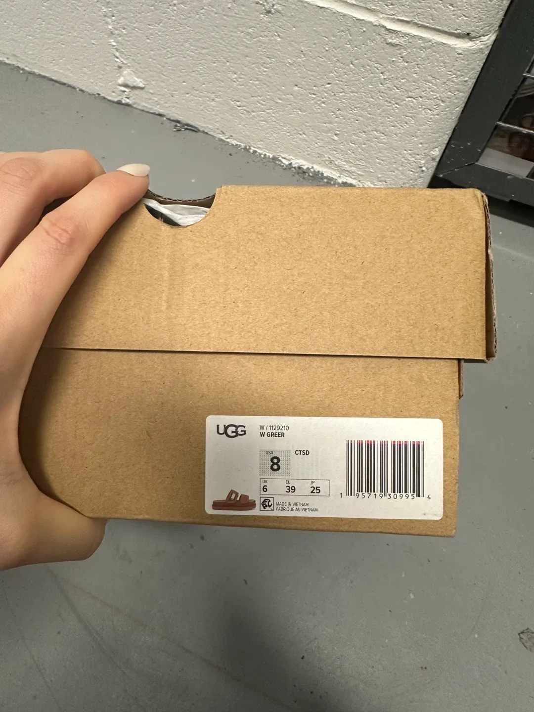 UGG Brown Suede Slide Sandals image indicator(6)